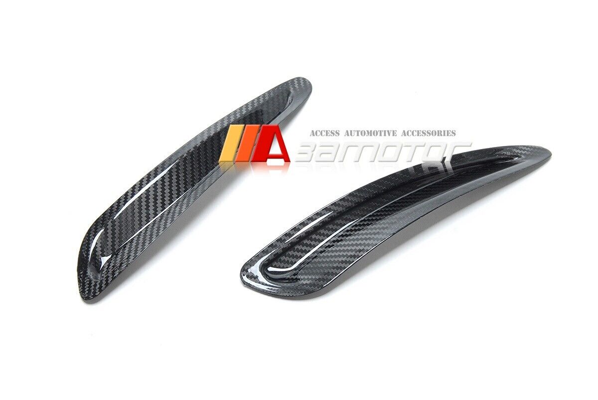 Carbon Fiber Front Hood Duct Vent Cover Trim Set fits 2020-2024 Toyota GR Supra