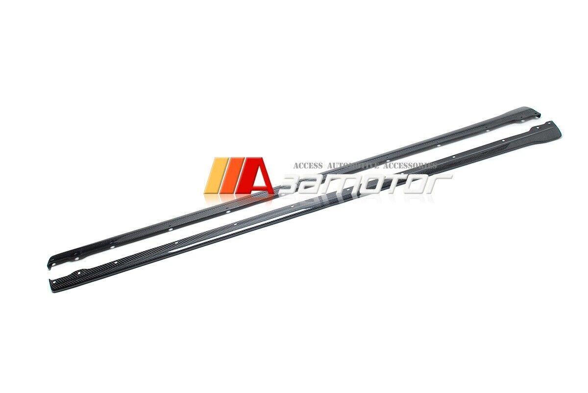 Carbon Fiber Side Skirt Extensions Set S-Style fits 2022-2025 Subaru Impreza VB WRX S4 Sedan