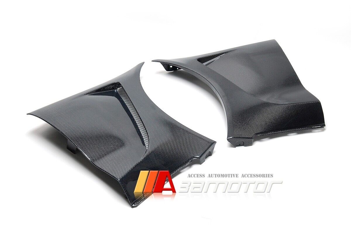 Carbon Fiber Front Fender Duct Panels Set fits 2021-2024 Toyota Supra GR A90 A91