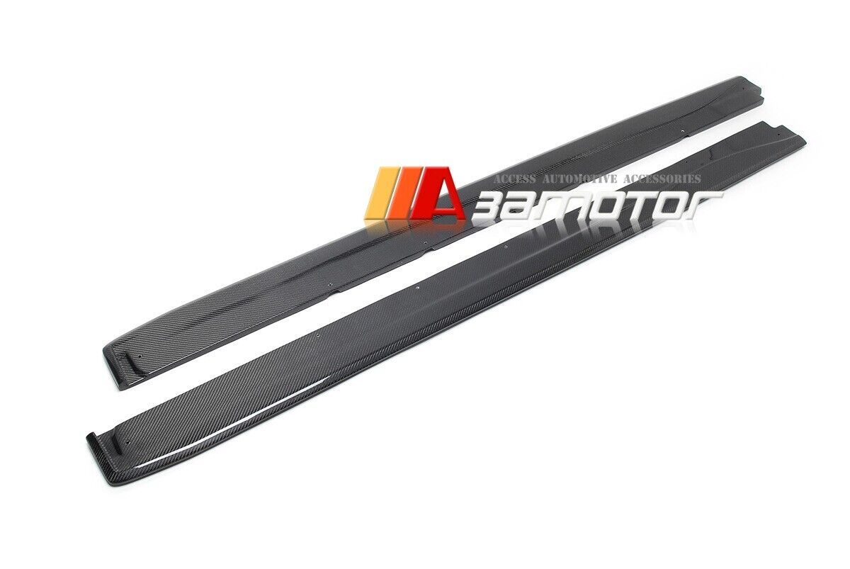 Carbon Fiber Side Skirt Extensions Set fit for 2022-2024 Toyota GR86 / Subaru BRZ