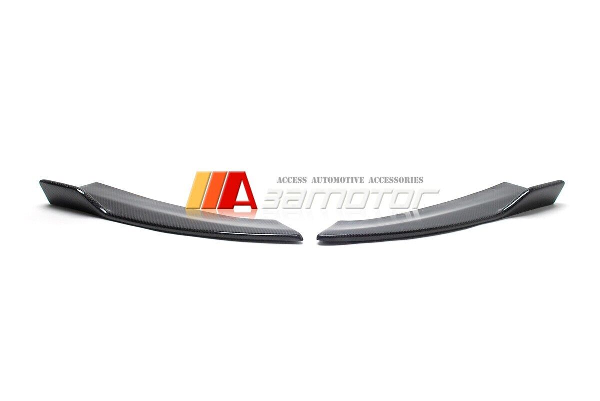 Carbon Fiber Rear Bumper Extensions Set fits 2022-2024 Mercedes W206 C-Class AMG