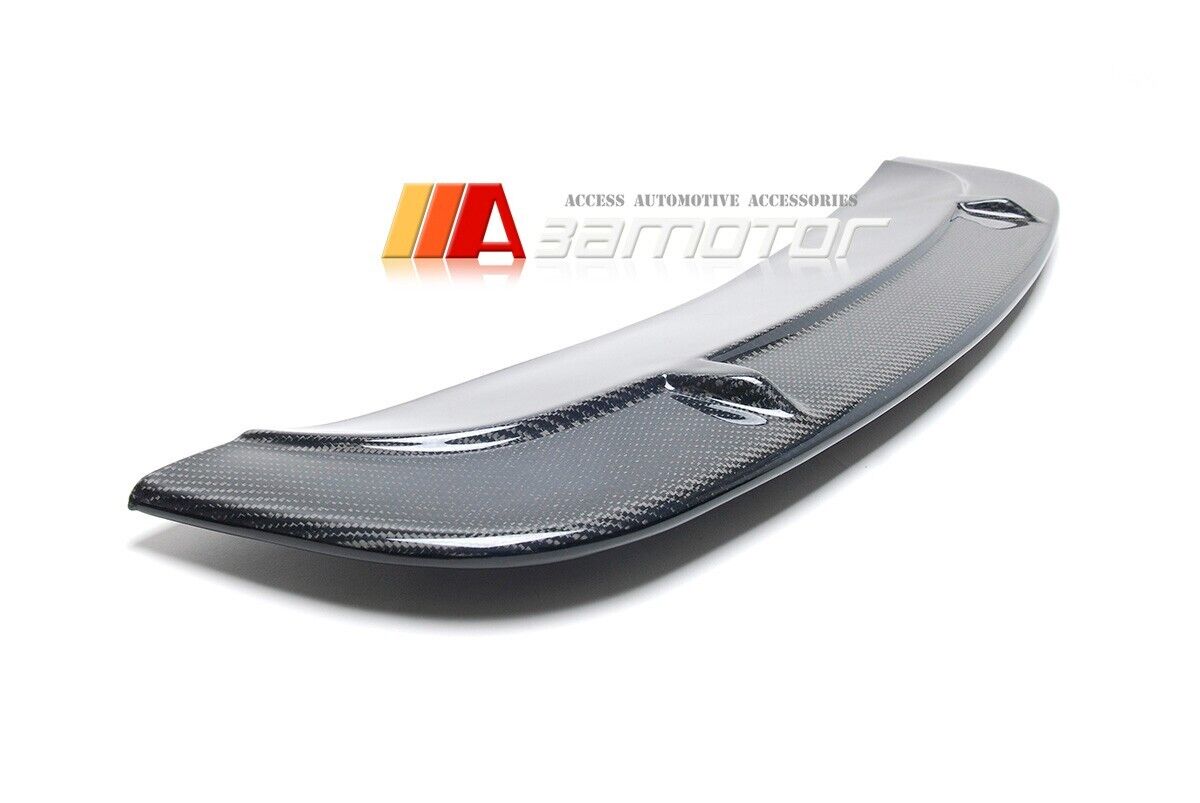 Carbon Fiber Front Bumper Center Lip Spoiler ST-Style fits 2016-2018 BMW F87 M2 Coupe