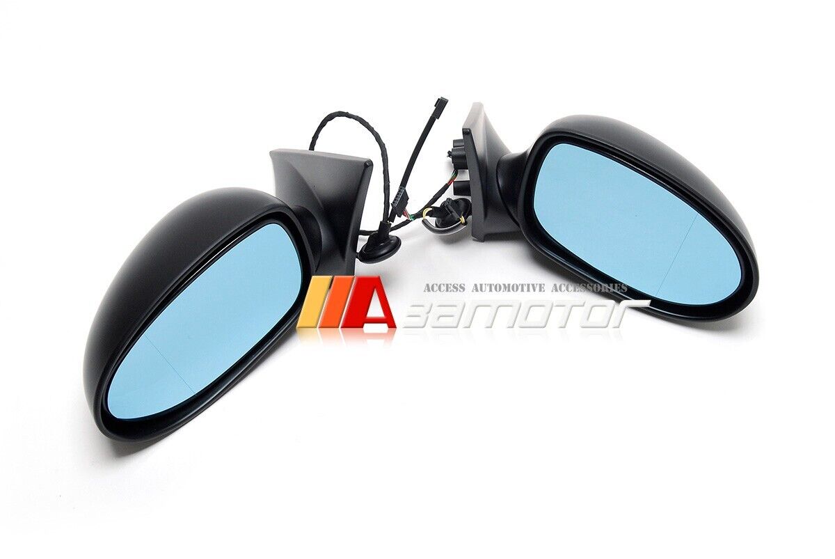 3AMOTOR Automatic Foldable Electric Heating Side Mirrors Set Without Memory M5 Style fits 1998-2003 BMW E46 3-Series Coupe LHD