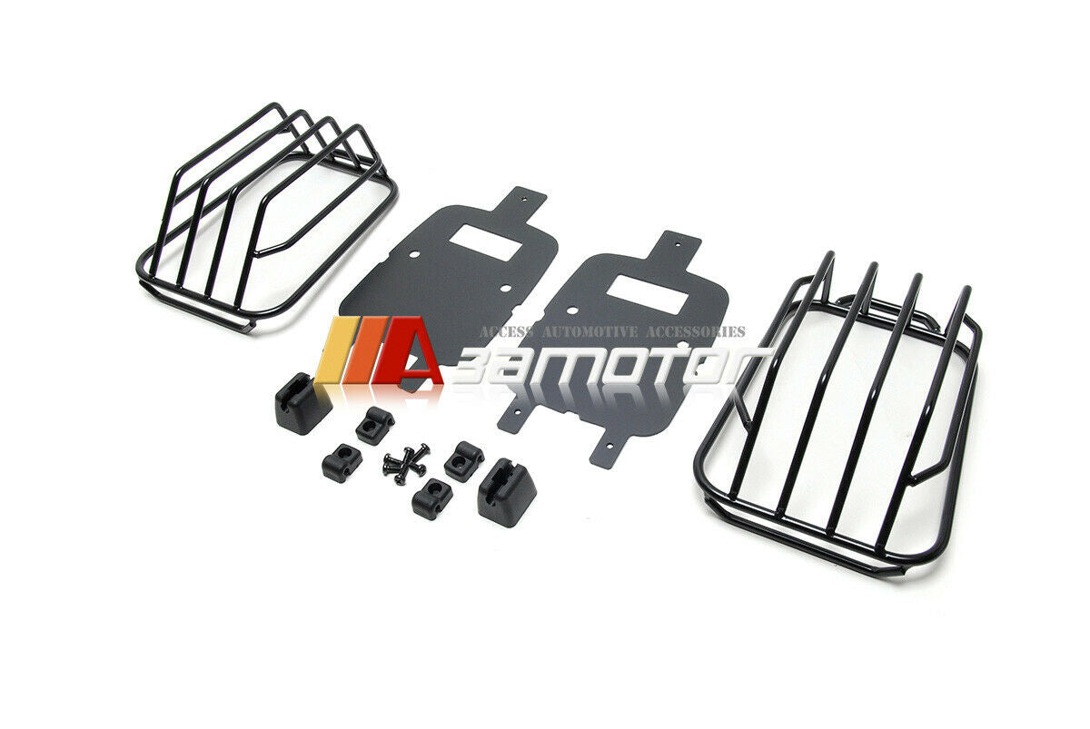 Indicator Turn Signal Corner Light Guard Grilles Set fit for 1990-2018 Mercedes W463 G-Wagon