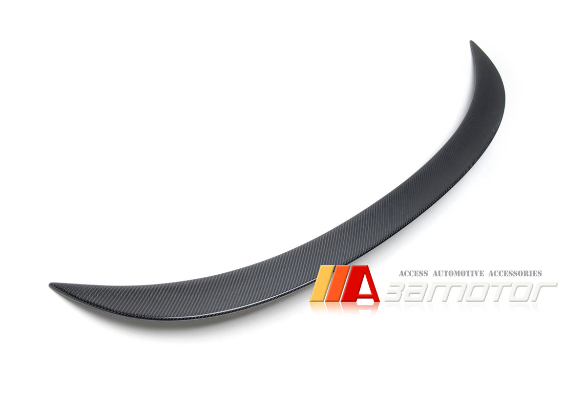 Carbon Fiber P Rear Trunk Boot Spoiler Wing fit for 2012-2017 BMW F13 6-Series Coupe