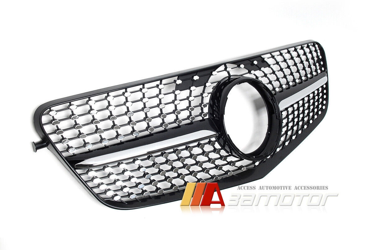 Black Diamond Style Front Grille fit for 2009-2013 Mercedes W212 / S212 E-Class