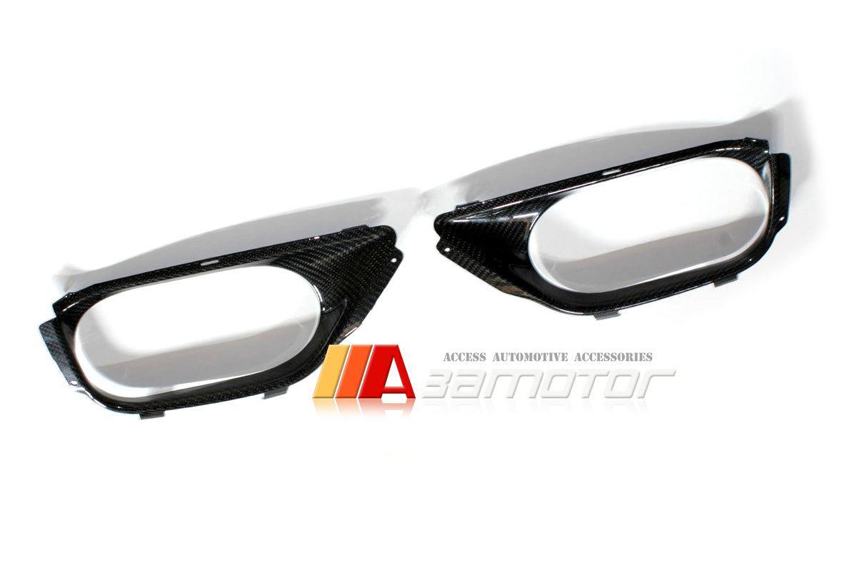Carbon Fiber Exhaust Trim Suround Shroud Heat Shields fit for 2008-2016 Nissan GT-R R35 CBA DBA