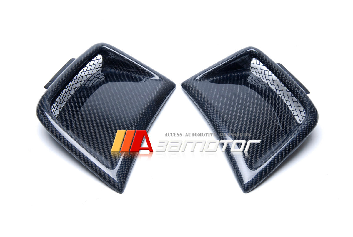 Carbon Fiber Front Bumper Side Vents Set fit for 2008-2012 Subaru Impreza GRB Wagon WRX STI