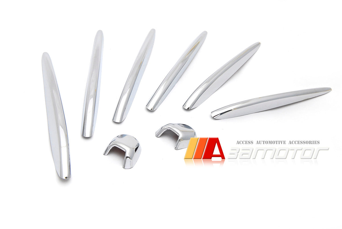 Chrome Hood Vent Grille Fin Nozzle Cover Trims Set fit for 2006-2011 Mercedes W164 ML-Class / X164 GL-Class