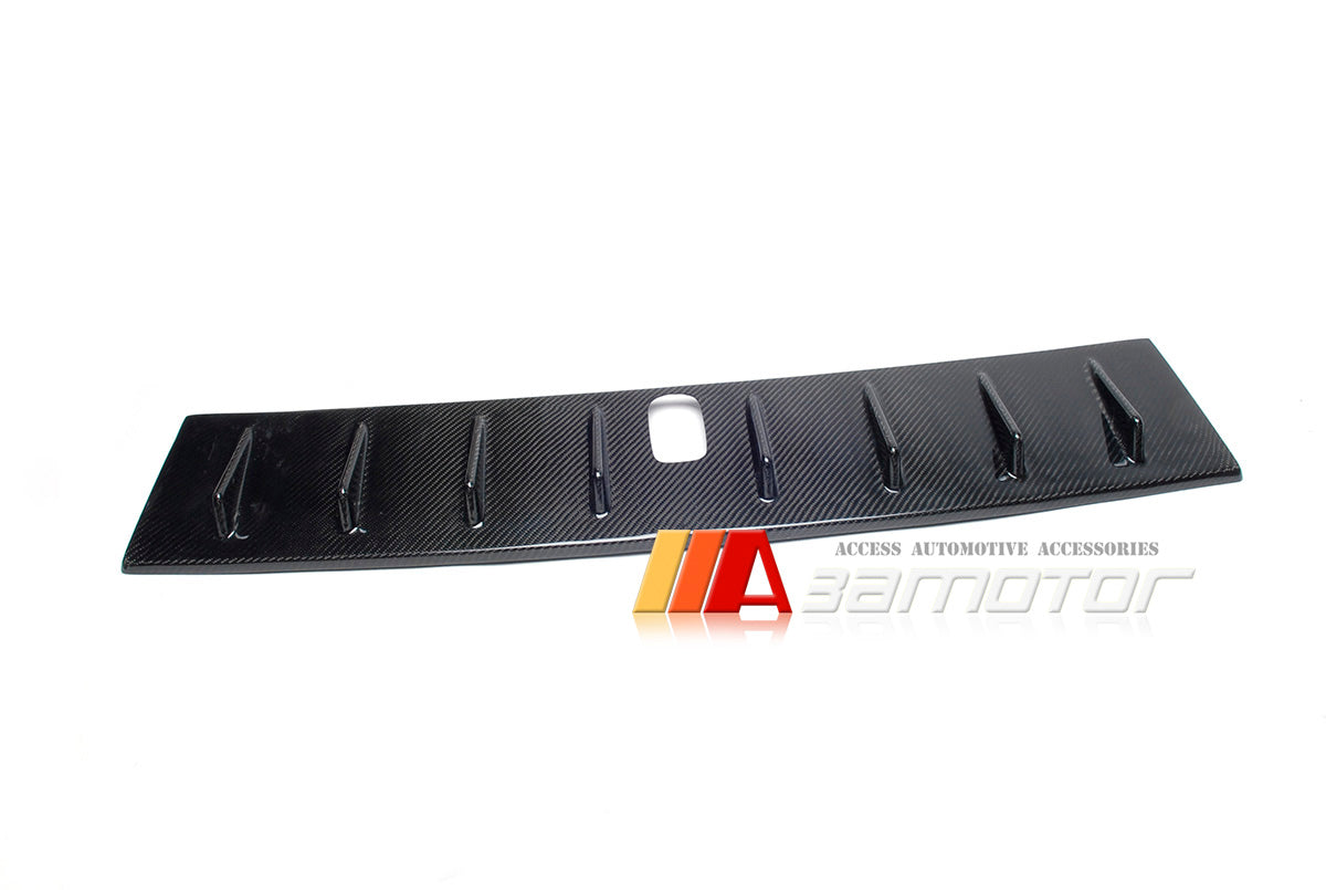 Carbon Fiber Vortex Generator Roof Spoiler fit for Mitsubishi Lancer Evolution X EVO 10 Flat Roof w/ Antenna Base 9x5cm