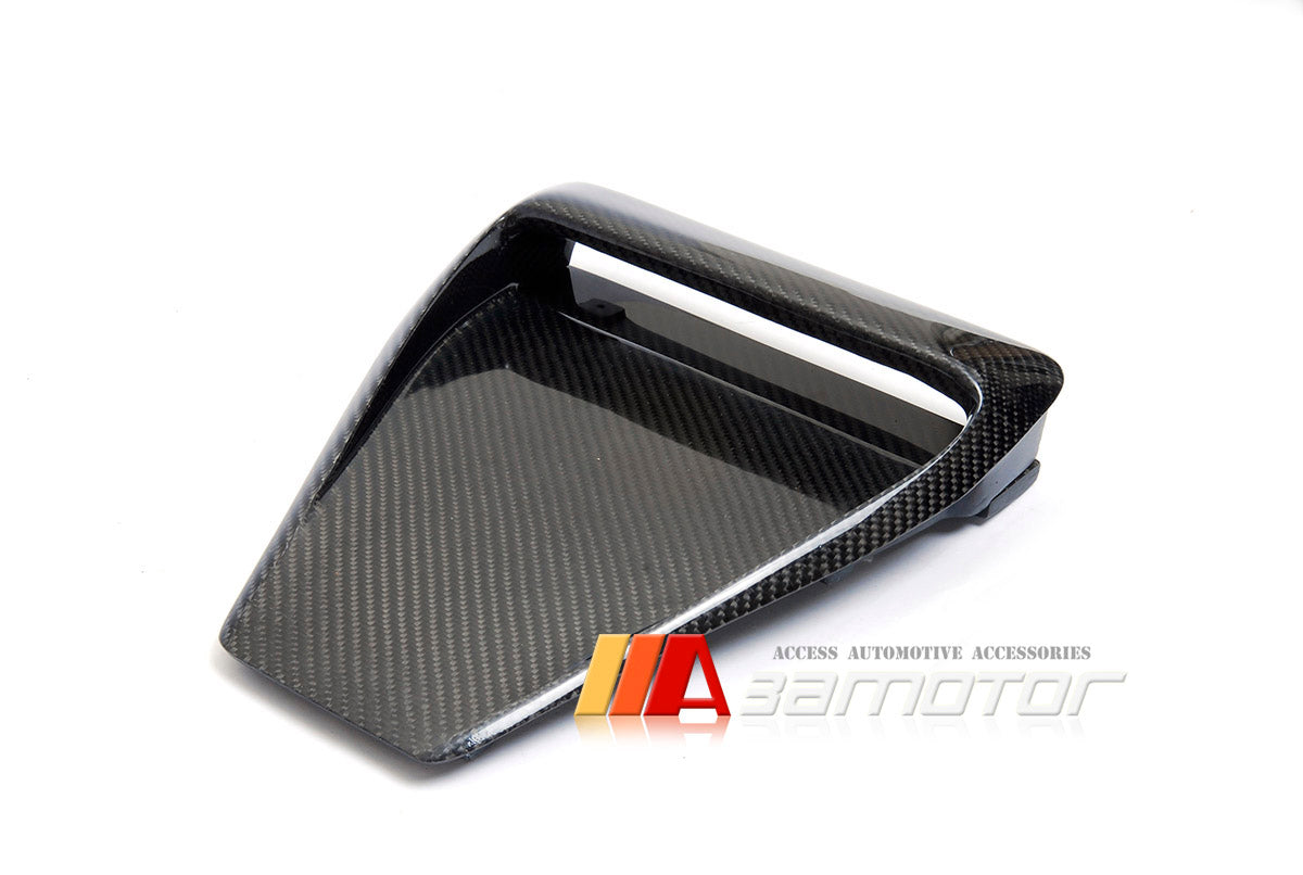 Carbon Fiber Front Air Intake Bonnet V Hood Scoop fit for Mitsubishi Lancer Evolution X EVO 10 / Ralliart