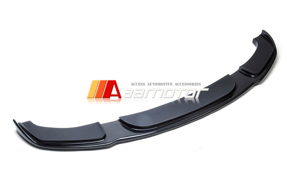 Carbon Fiber H Front Bumper Lip Spoiler fit for 2011-2016 BMW F10 / F11 5-Series M Sport Package