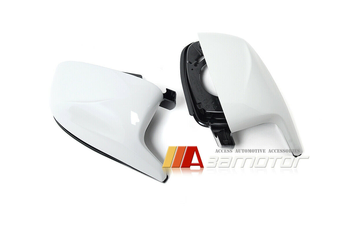 Replacement White Side Mirror Covers Set fits BMW X3 G01 / X4 G02 / X5 G05 / X6 G06 / X7 G07