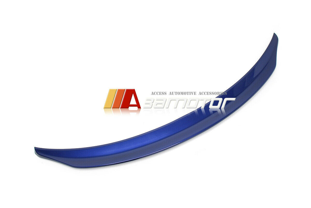 Duckbill Rear Trunk Spoiler Wing Ocean Blue Metallic #PPSB fit for 2017-2023 Tesla Model 3