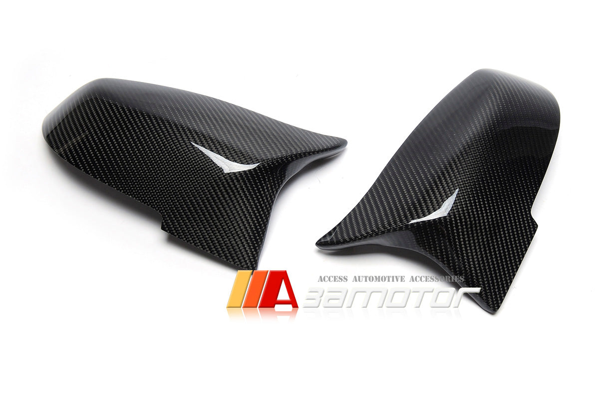 Replacement Carbon Fiber M Side Mirrors Caps Set fit for 2013-2018 BMW F10 / F11 LCI 5-Series