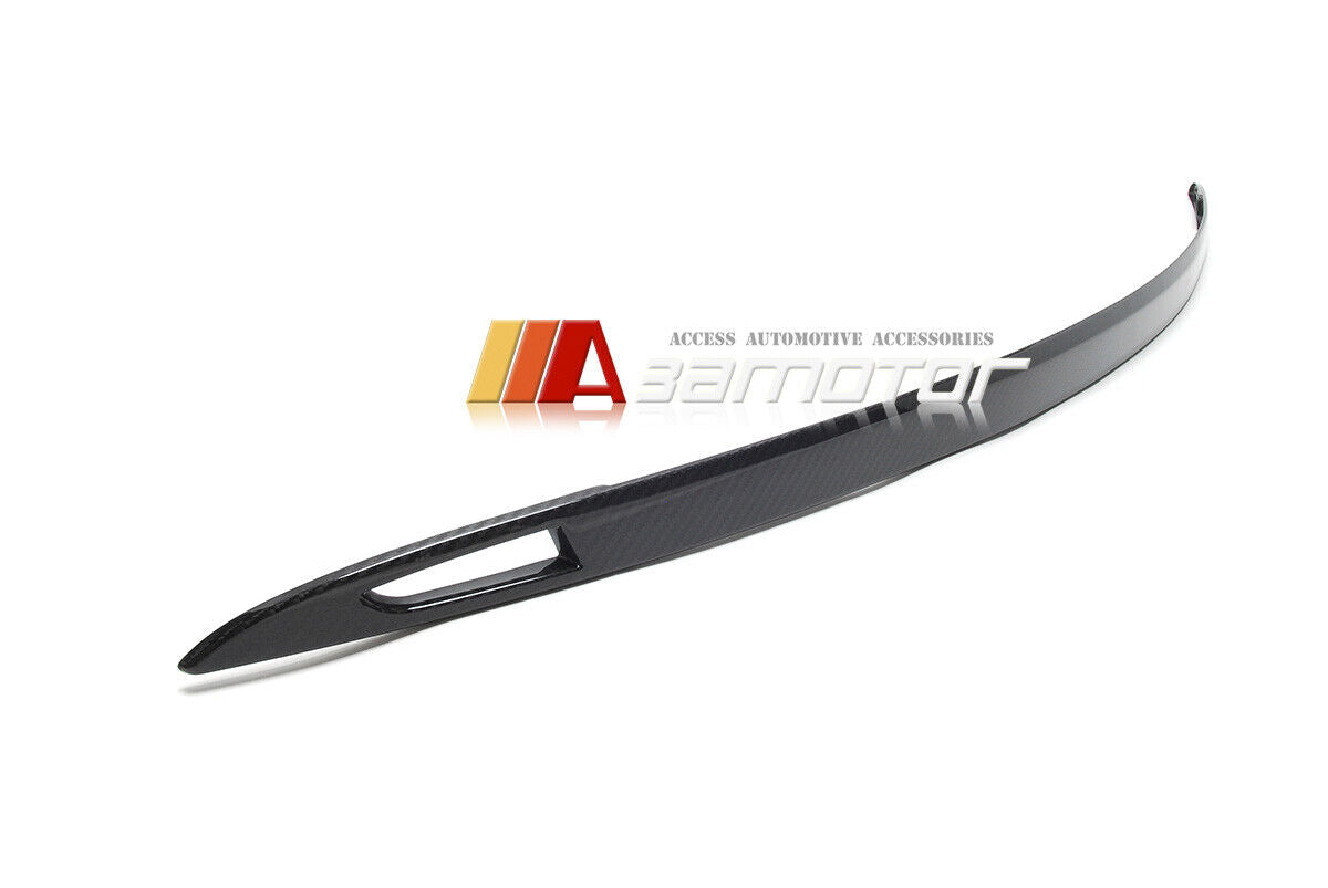Dry Carbon Fiber Rear Trunk Lid Garnish Cover Trim fit for 2016-2023 Tesla Model S