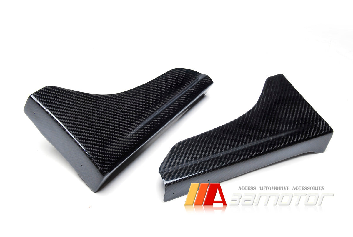 Carbon Fiber Side Skirt Rear Spats Set fit for Mitsubishi Lancer Evolution EVO 10 w/ OEM Aero Kits only