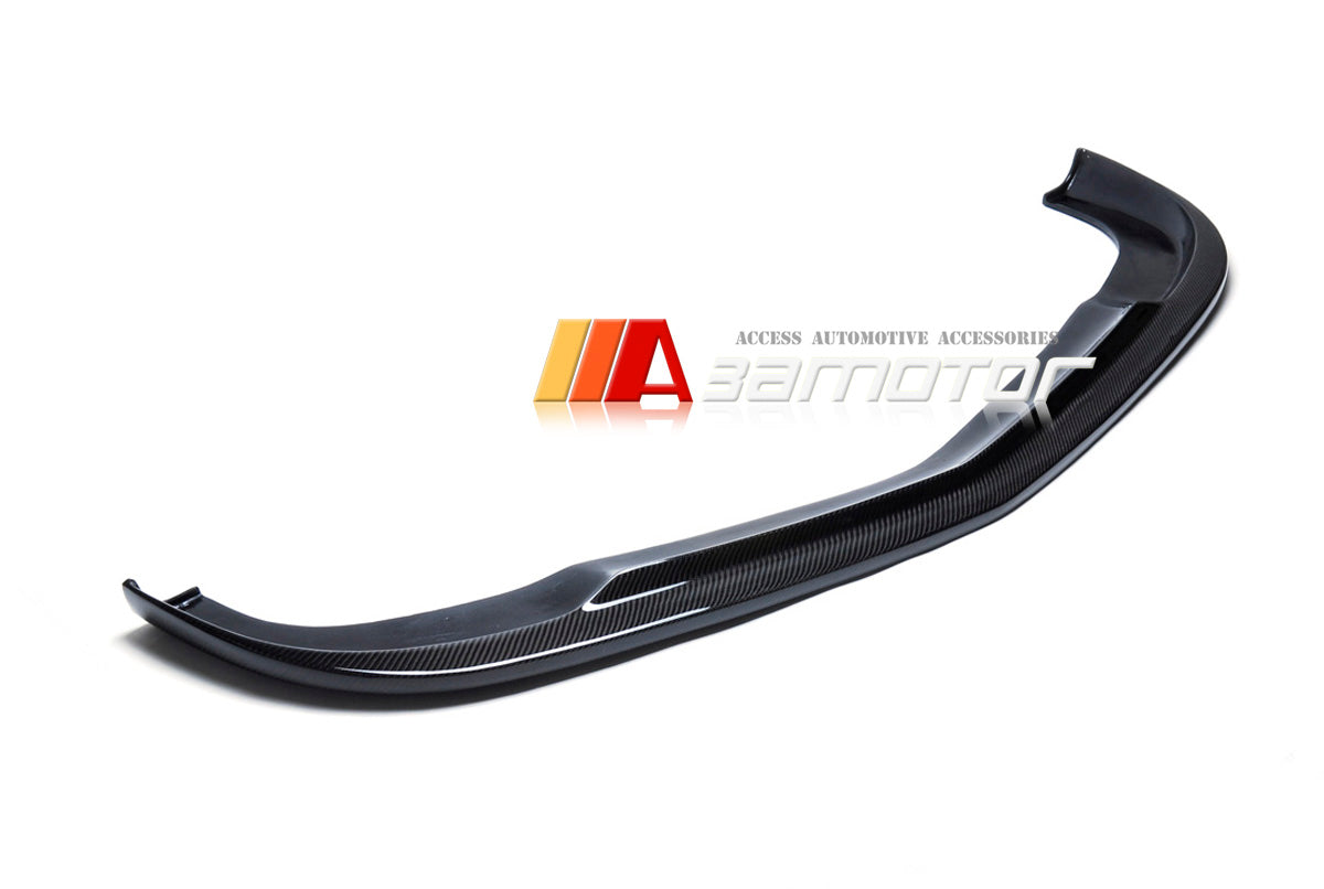 Carbon Fiber A Front Bumper Lip Spoiler fit for 2008-2011 Mercedes W204 C63 Pre-Facelift AMG