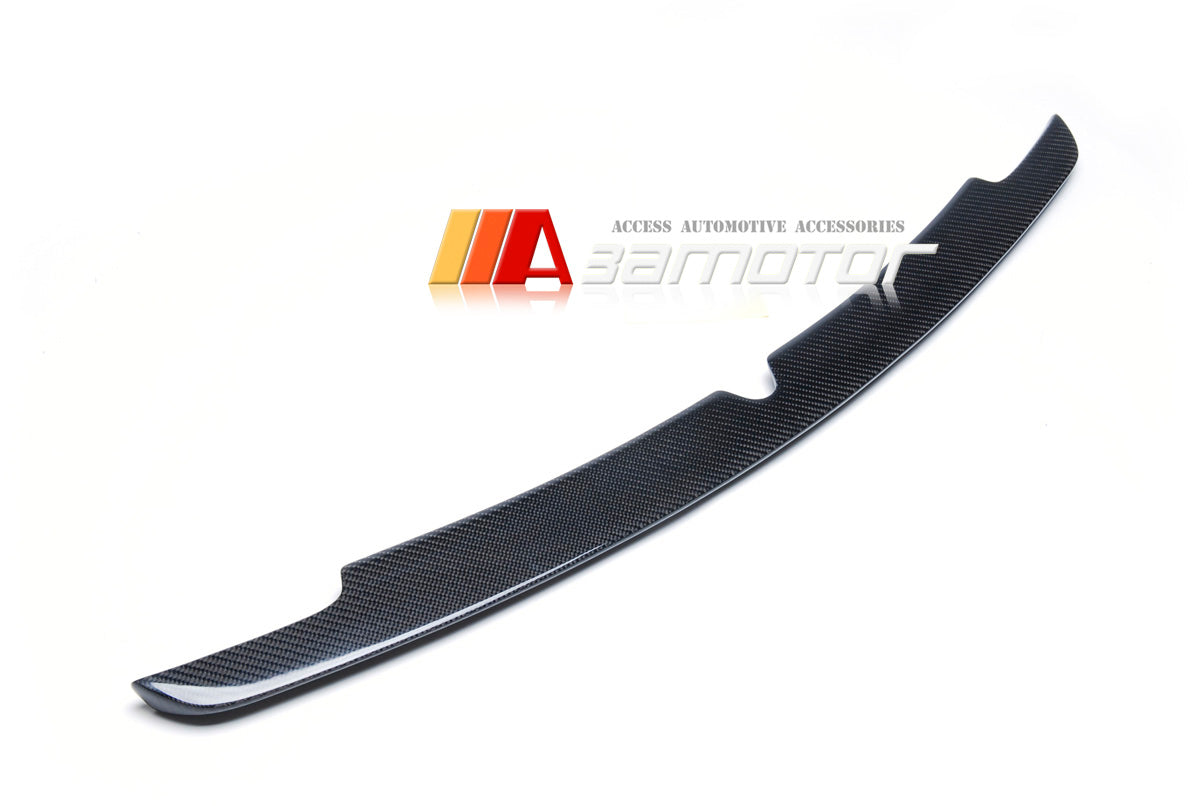 Carbon Fiber W Rear Trunk Spoiler Wing fit for 2008-2021 Nissan GT-R R35 CBA DBA