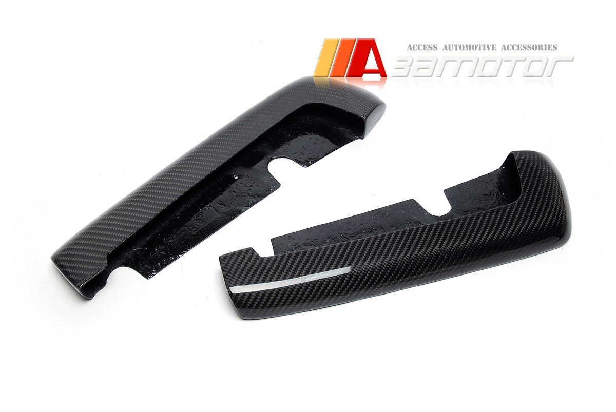 Carbon Fiber Rear Bumper Extensions Set fit for 2015-2021 Subaru Impreza Sedan WRX / STI