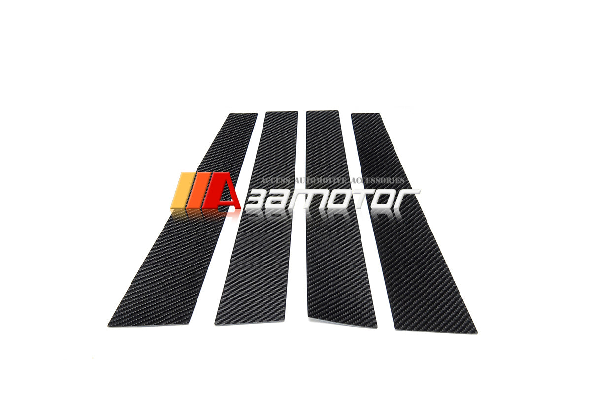 Carbon Fiber Door B Pillar Panel Trim Covers 4PCS Set fit for 2002-2006 Lexus ES