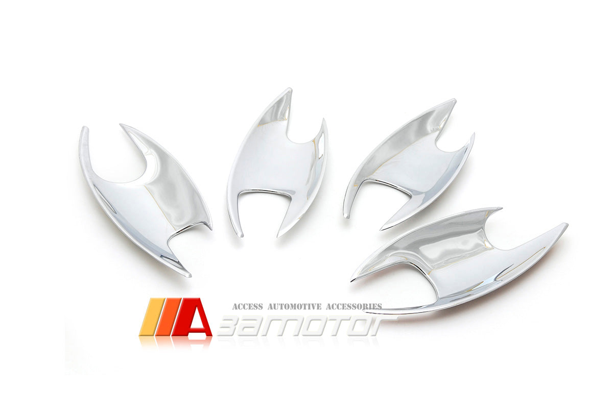 Chrome Door Handle Bowl Insert Scratch Protector Trims 4 PCS Set fit for 2015-2017 LEXUS NX 200T 300H