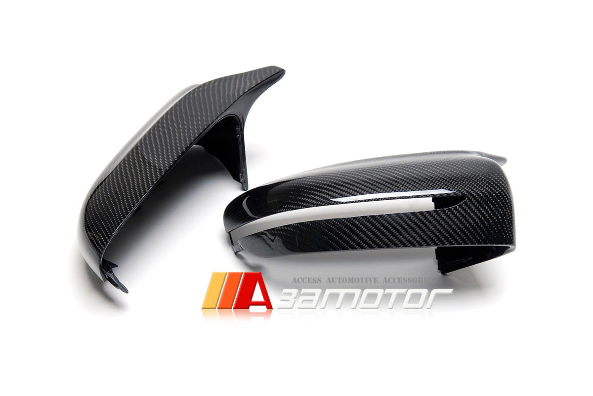 Replacement Carbon Fiber M Side Door Mirrors Set fit for 2017-2021 BMW G30 / G31 5-Series