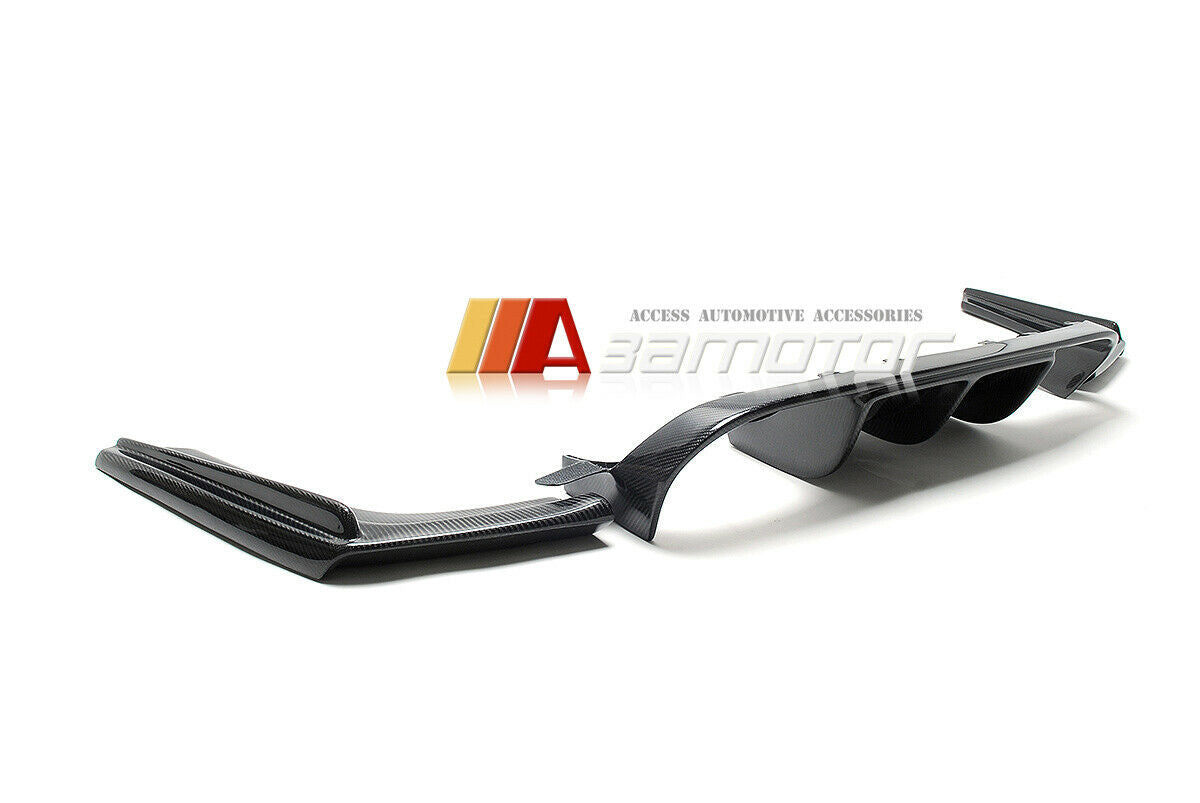 Carbon Fiber Rear Bumper Diffuser + Side Extensions Set fit for BMW F80 M3 / F82 M4 / F83 M4