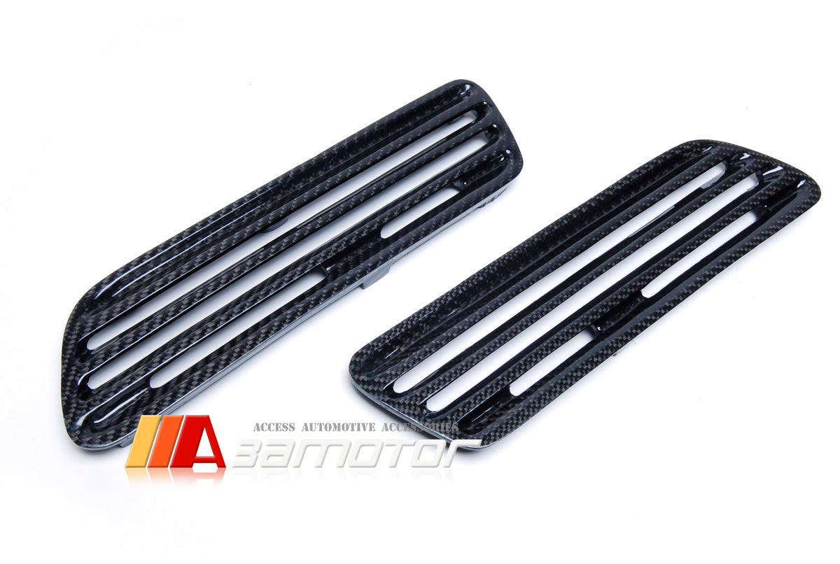 Carbon Fiber Front Air Intake Bonnet Hood Vents Set fit for Mitsubishi Lancer Evolution X EVO 10 / Ralliart