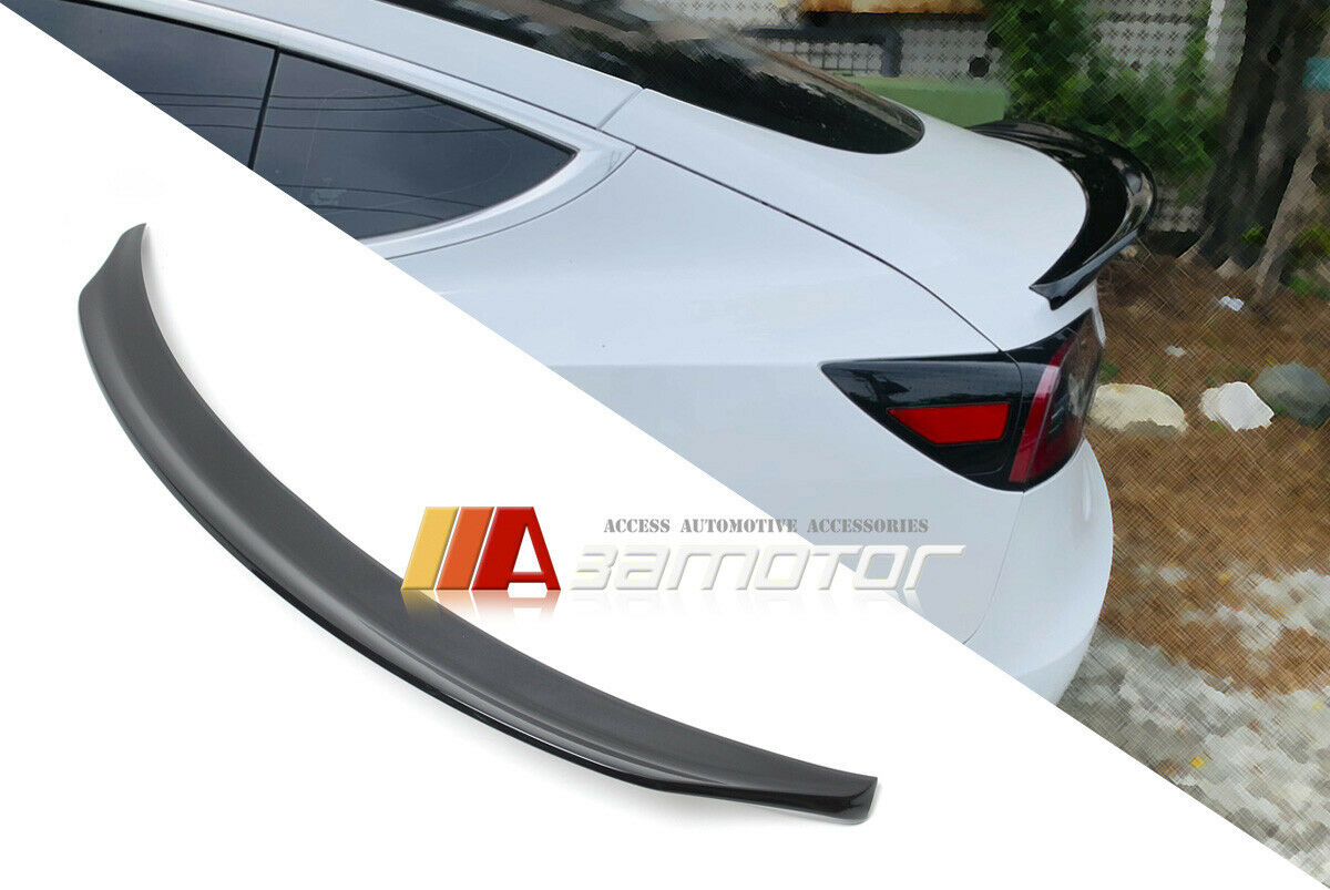 Gloss Black Duckbill Rear Trunk Spoiler Wing fit for 2017-2023 Tesla Model 3