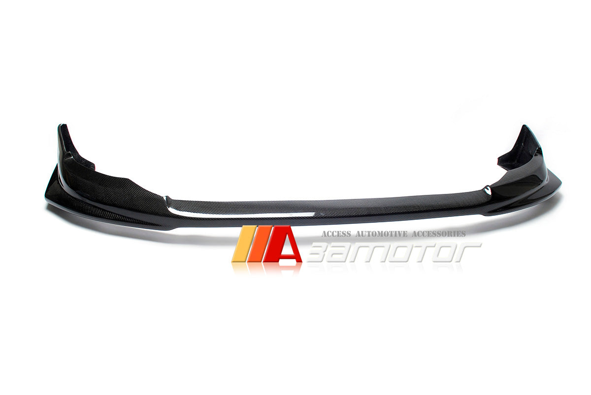Carbon Fiber Front Bumper Lip Spoiler fit for Mitsubishi Lancer Evolution X EVO 10