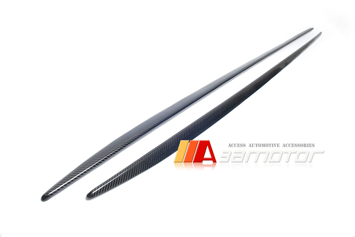 Carbon Fiber Side Skirt Rocker Panels Set fit for 2015-2021 Mercedes W205 Sedan C-Class AMG / W205 C63