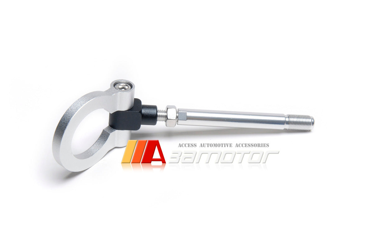 Silver Aluminum Front Screw On Tow Hook fits 2012-2016 Scion FR-S ZN6