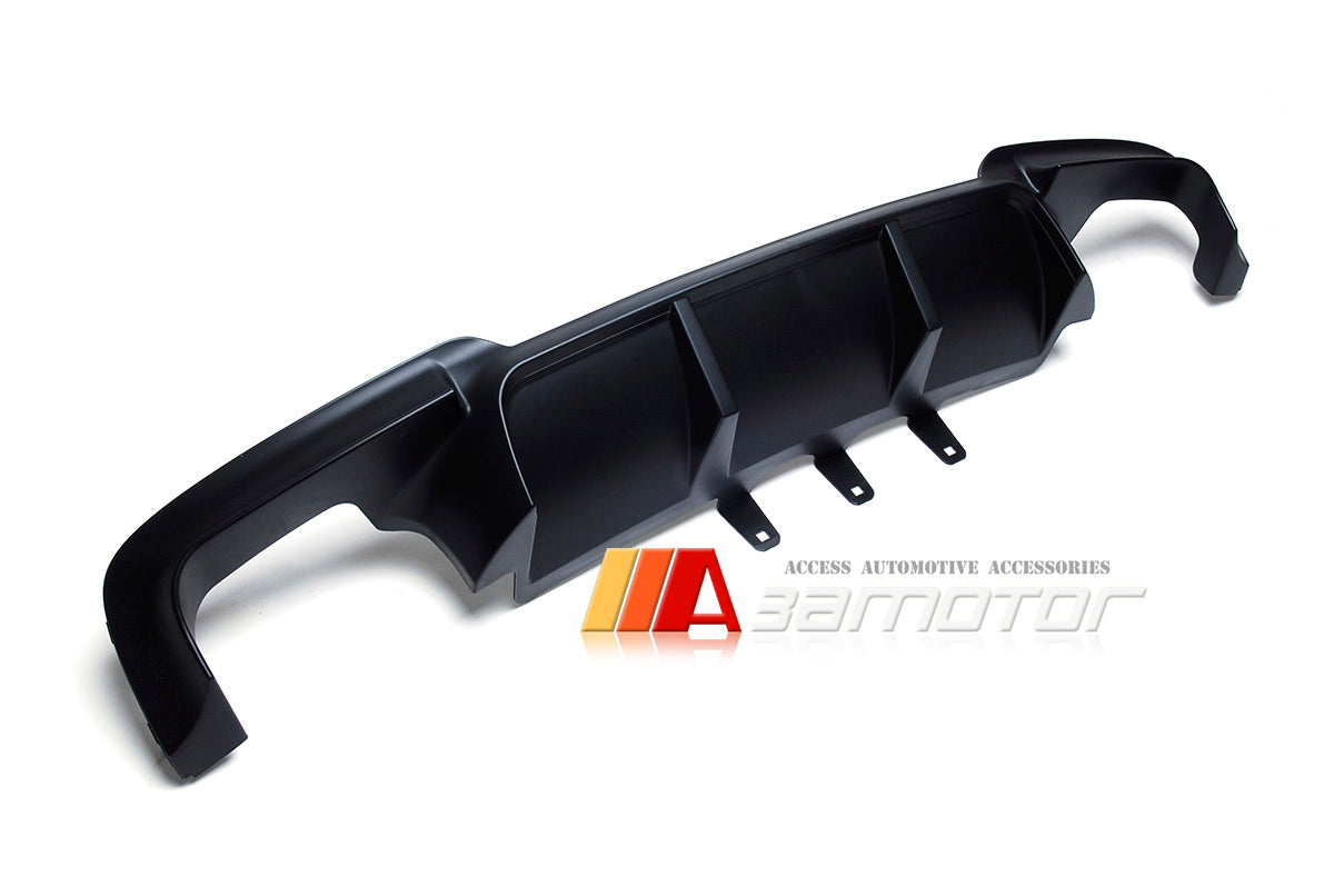 Polypropylene V Rear Bumper Diffuser Quad fit for 2012-2016 BMW F10 M5 Sedan
