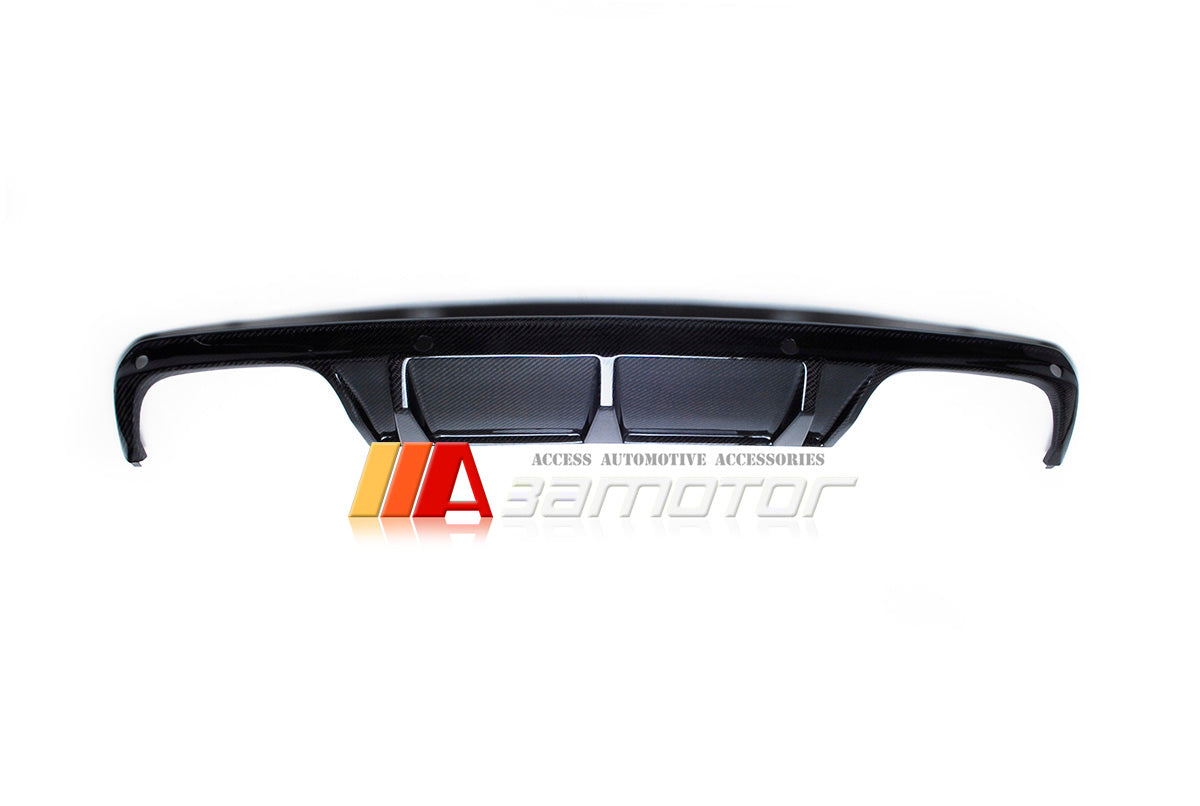 Carbon Fiber Rear Bumper Diffuser w/ PDC hole fit for 2008-2011 Mercedes S204 C63 Pre-facelift AMG Wagon