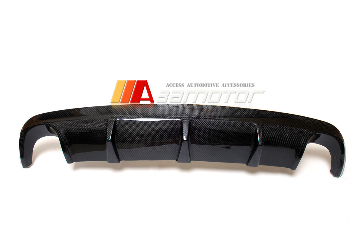 Carbon Fiber Rear Bumper Diffuser Dual fit for 2008-2011 Mercedes W204 Pre-Facelift C-Class AMG