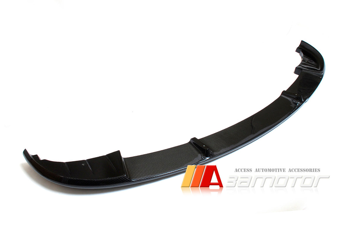 Carbon Fiber H Front Bumper Lip Spoiler fit for 2011-2013 BMW F10 / F11 Pre-LCI 5-Series