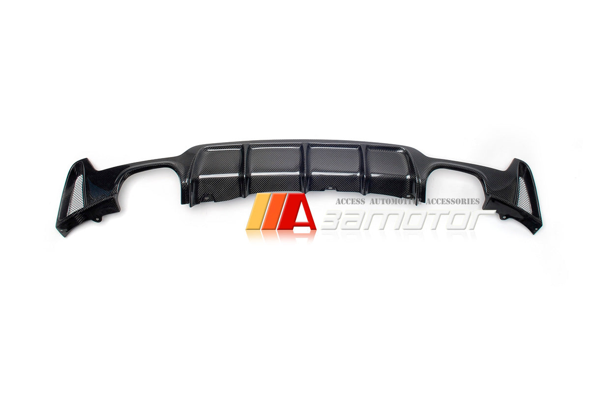 Carbon Fiber MP Rear Bumper Diffuser Quad fit for 2014-2019 BMW F32 / F33 / F36 4-Series M Sport