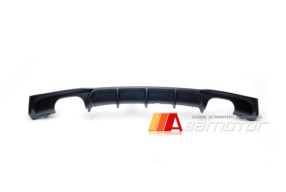 Polypropylene Rear Bumper P Diffuser Quad fit for 2012-2019 BMW F30 / F31 3-Series M Sport