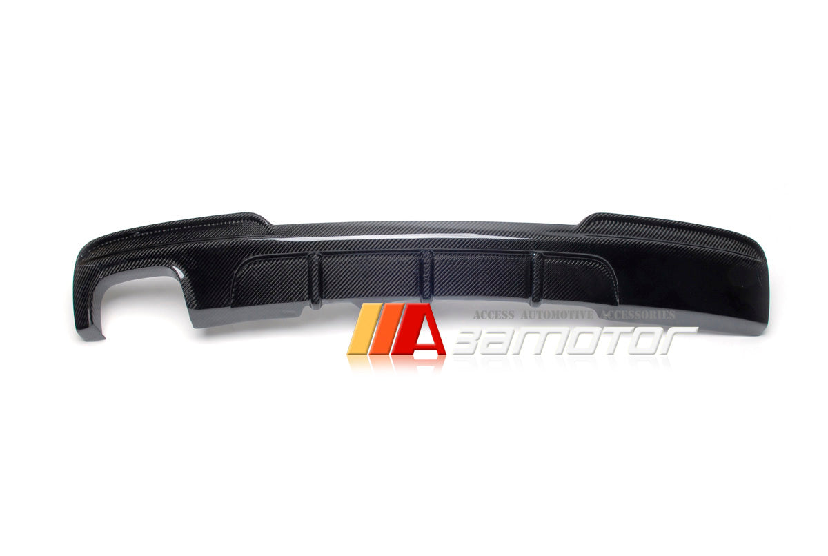 Carbon Fiber Rear Bumper Diffuser Dual fit for 2011-2016 BMW F10 / F11 5-Series M Sport