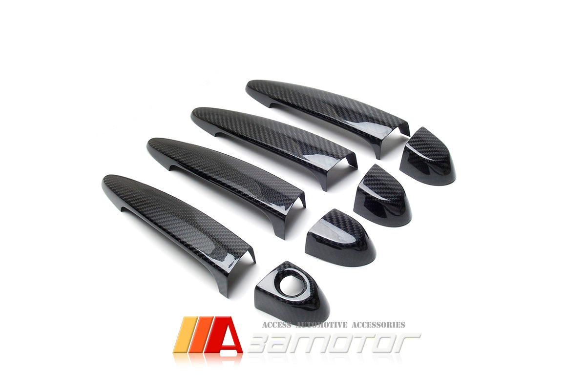 Carbon Fiber Door Handle Cover Trim fit for BMW F20 F30 F36 F80 M3 X1 X3 X4 X5 X6