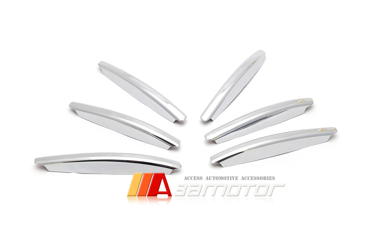 Chrome Hood Vent Grille Trims 6 PCS Set fit for 2012-2015 Mercedes W166 ML-Class / X166 GL-Class