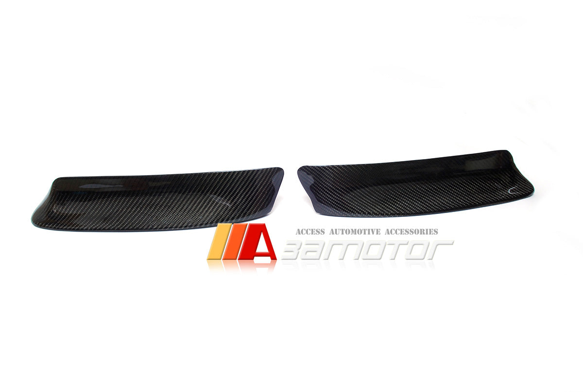 Carbon Fiber Front Bumper Splitters Set fit for 2001-2006 BMW E46 M3