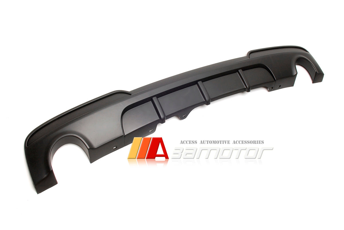 Rear Bumper Diffuser Dual fit for 2011-2016 BMW F10 / F11 5-Series M Sport Package