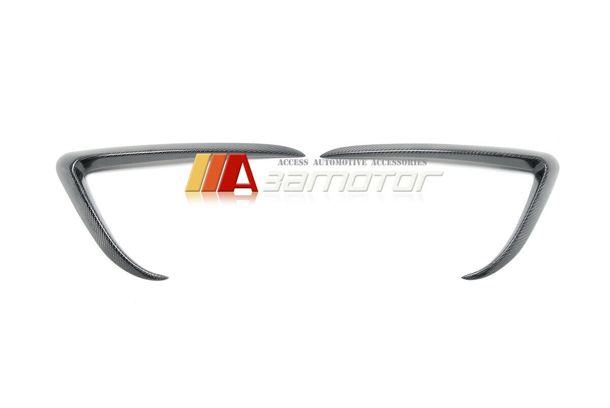 Carbon Fiber AT Front Bumper Brake Duct Trim Cover fit for 2017-2023 Tesla Model 3