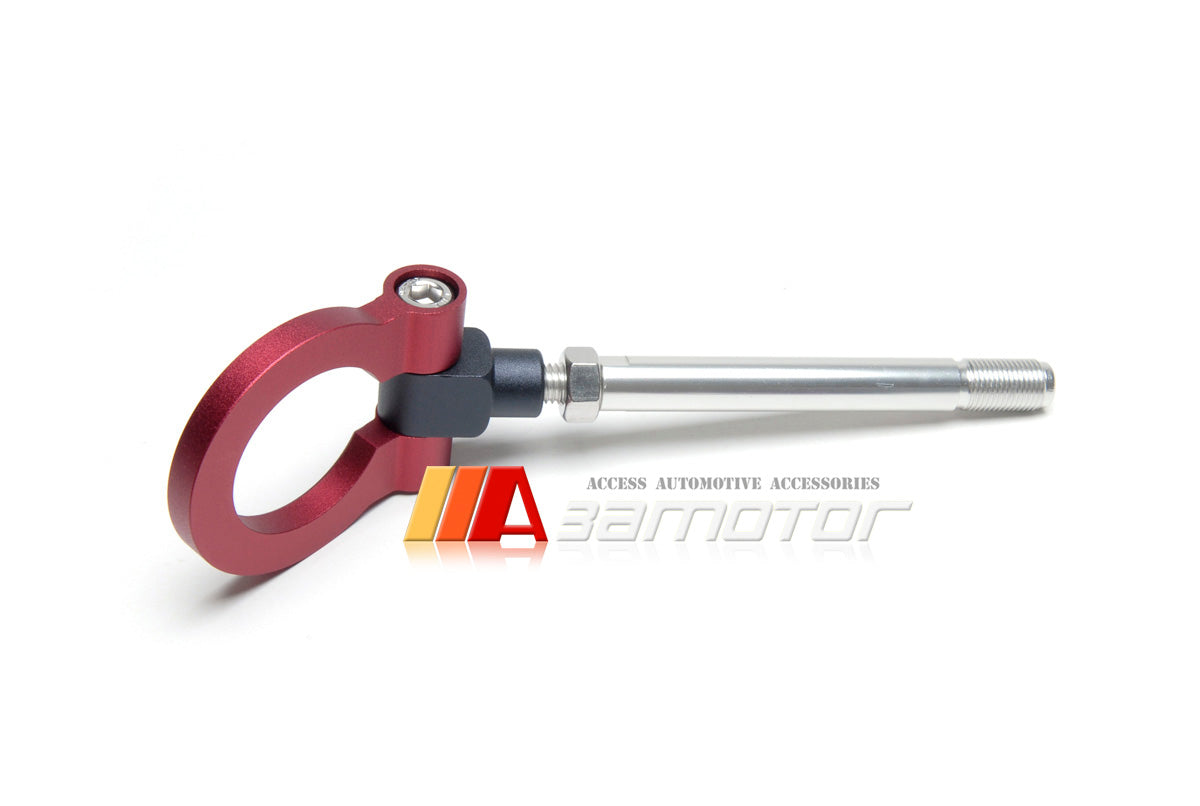 Red Aluminum Front Screw On Tow Hook Set fit for 2012-2016 Scion FR-S ZN6