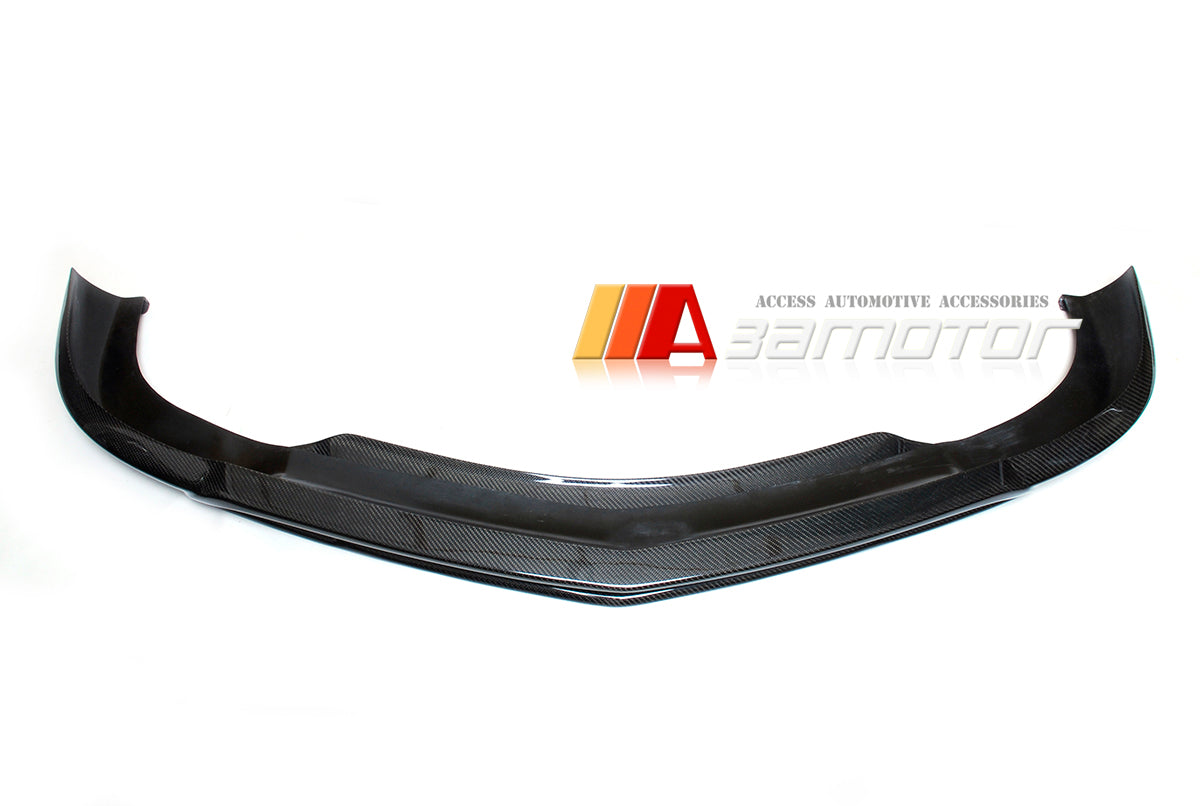 Carbon Fiber CS Front Bumper Lip Spoiler fit for 2008-2011 Mercedes W204 C63 Pre-Facelift AMG