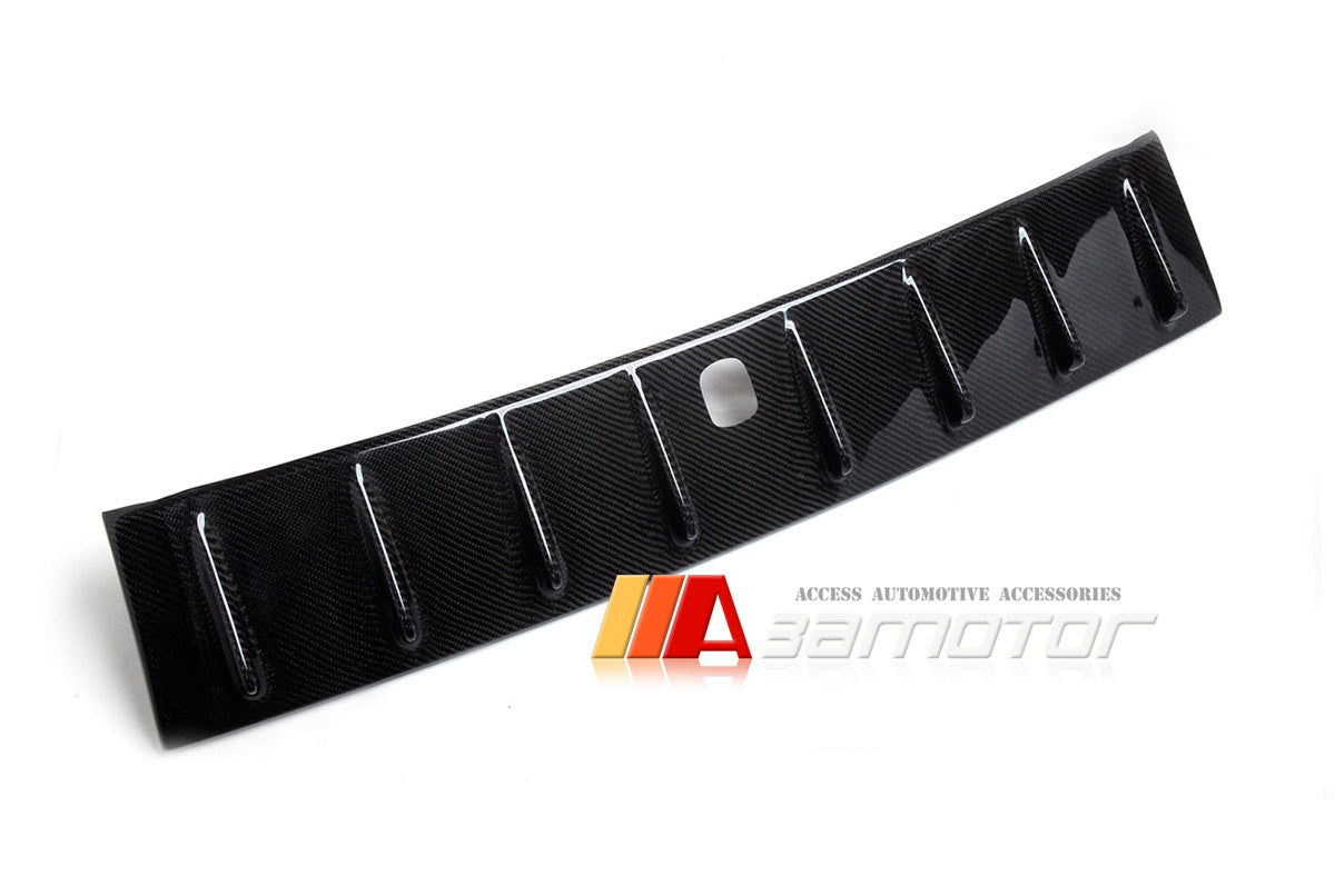 Carbon Fiber Vortex Generator Roof Spoiler fit for Mitsubishi Lancer Evolution X EVO 10 w/ Antenna Base 6x5cm