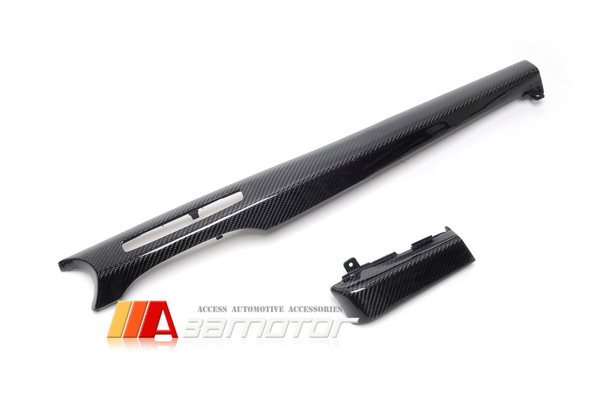 Replacement Carbon Fiber Dash Trim Panels Kit fit for Mitsubishi Lancer Evolution EVO 10 LHD