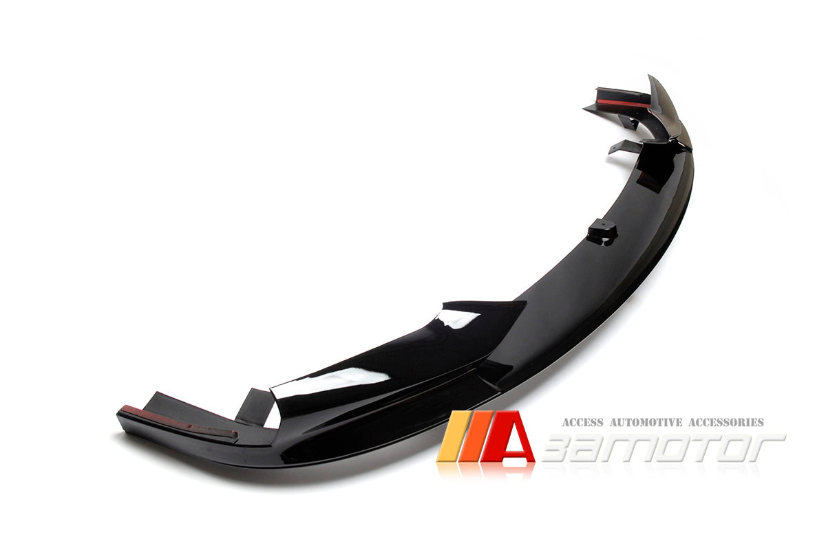 Gloss Black Front Bumper MP Lip Spoiler fit for 2011-2016 BMW F10 / F11 5-Series M Sport Package